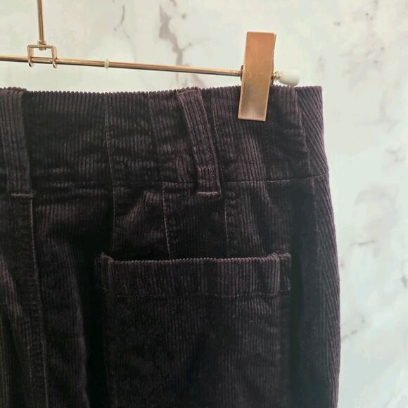 Anthropologie Skirt Womens XS Burgundy Purple Red Corduroy Maeve Colette - Picture 9 of 10